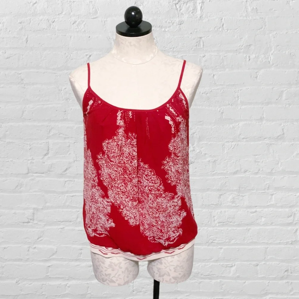 CAbi #162 Red Heart of Township Printed Cami XS - Picture 3 of 14